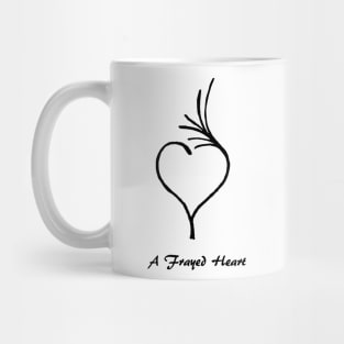 A Frayed Heart Mug